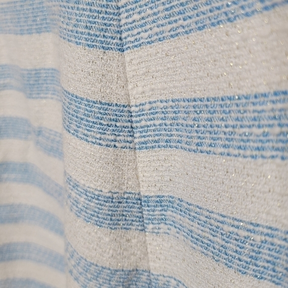 Lilly Pulitzer Rylan Dress in Flutter Blue Lurex Boucle Stripe - Picture 5 of 15